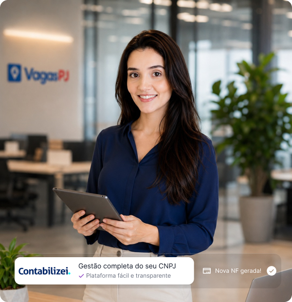 Profissional abrindo CNPJ com a Contabilizei